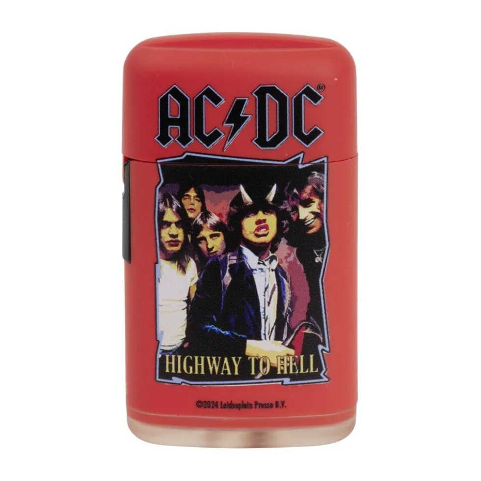Briquet tempête PROF groupe ACDC H7cm (4 modèles)