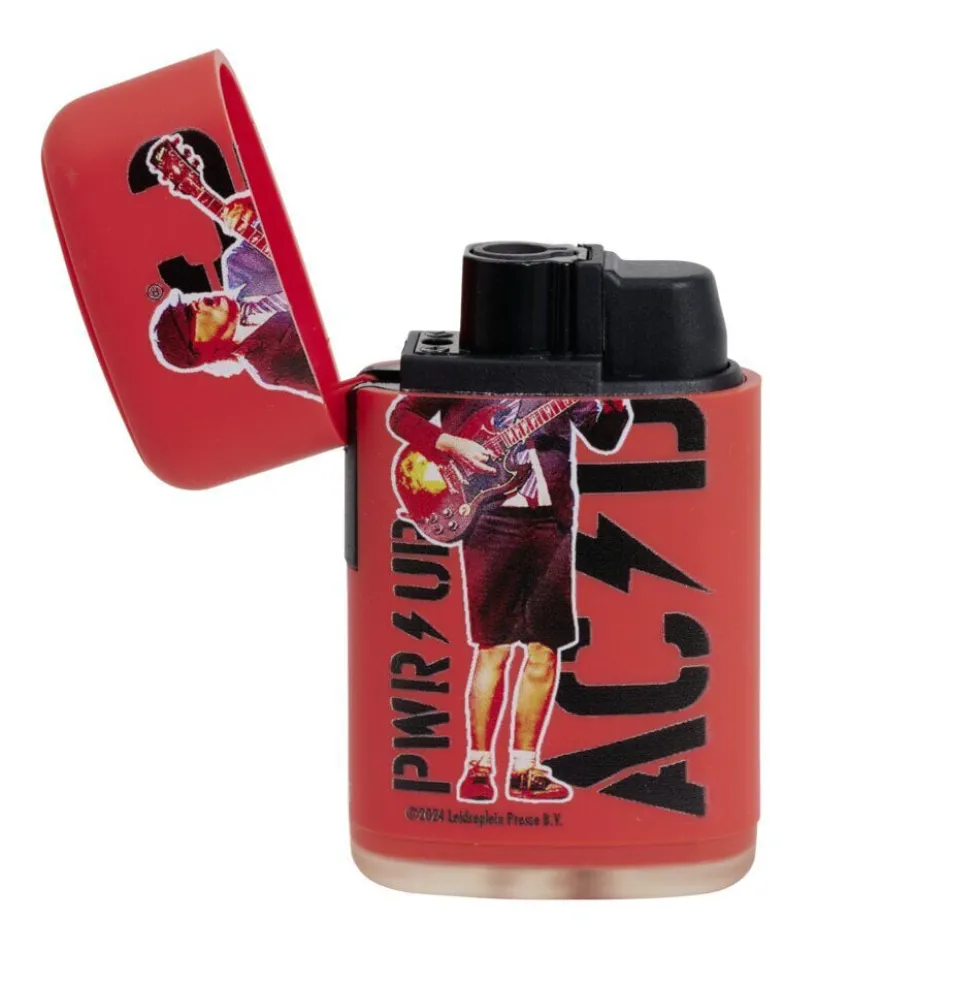Briquet tempête PROF groupe ACDC H7cm (4 modèles)