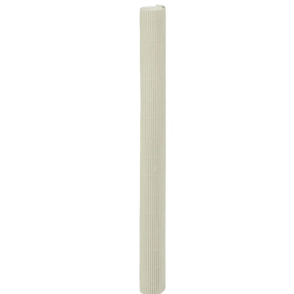 Brise-vue double face en plastique gris clair L300xH150cm