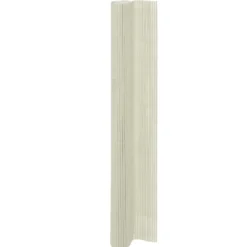 Brise-vue double face en plastique gris clair L300xH150cm