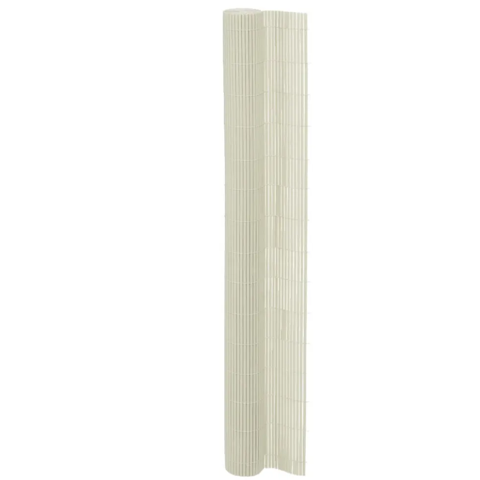 Brise-vue double face en plastique gris clair L300xH150cm