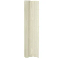 Brise-vue double face en plastique gris clair L300xH100cm