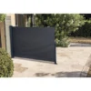 Brise-vue extensible et rétractable noir L300xH140cm
