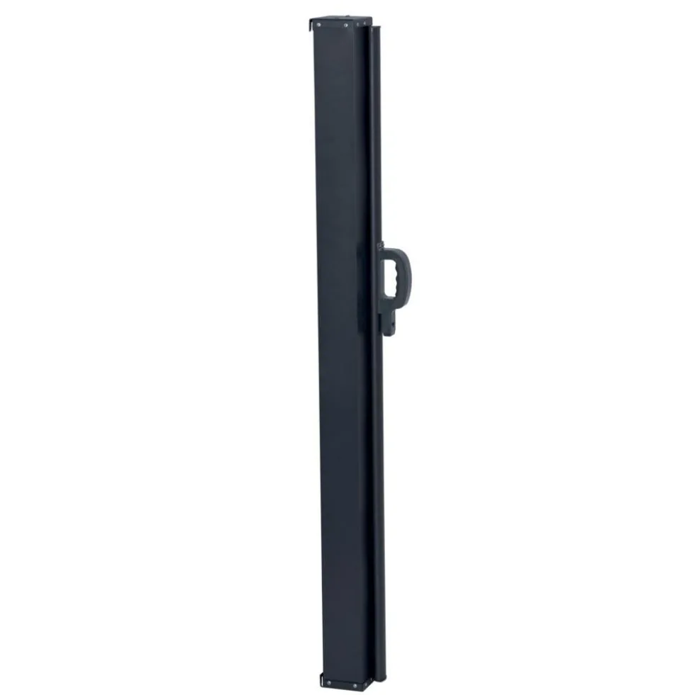 Brise-vue extensible et rétractable noir L300xH140cm