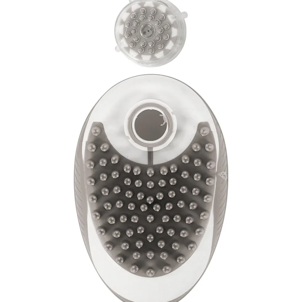 Brosse animal avec réservoir shampooing