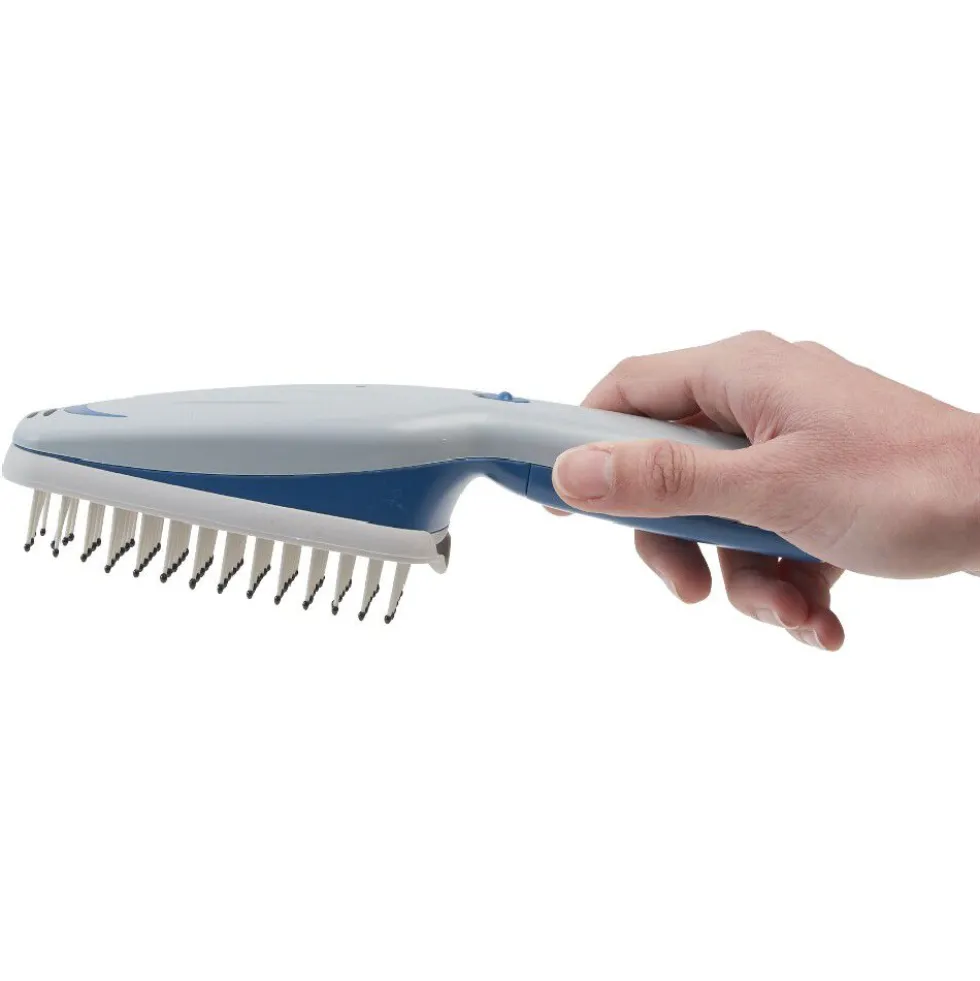 Brosse animal ionisante désodorisante