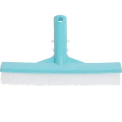 Brosse de piscine en plastique bleu 25x5xH15cm