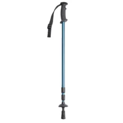 Bâton de marche ajustable aluminium bleu