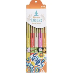 Bâtonnet d'encens parfums variés x40