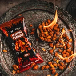Cacahuètes piquantes Hot Chip Flaming crispy ultra épicées 70gr
