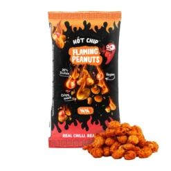 Cacahuètes piquantes Hot Chip Flaming crispy ultra épicées 70gr