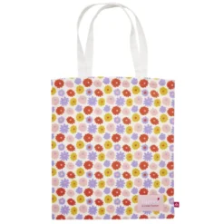 Cadeau merci pour cette année sac tote bag polycoton imprimé 34x39cm (3 modèles)