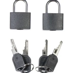 Cadenas à clé pour bagages x2