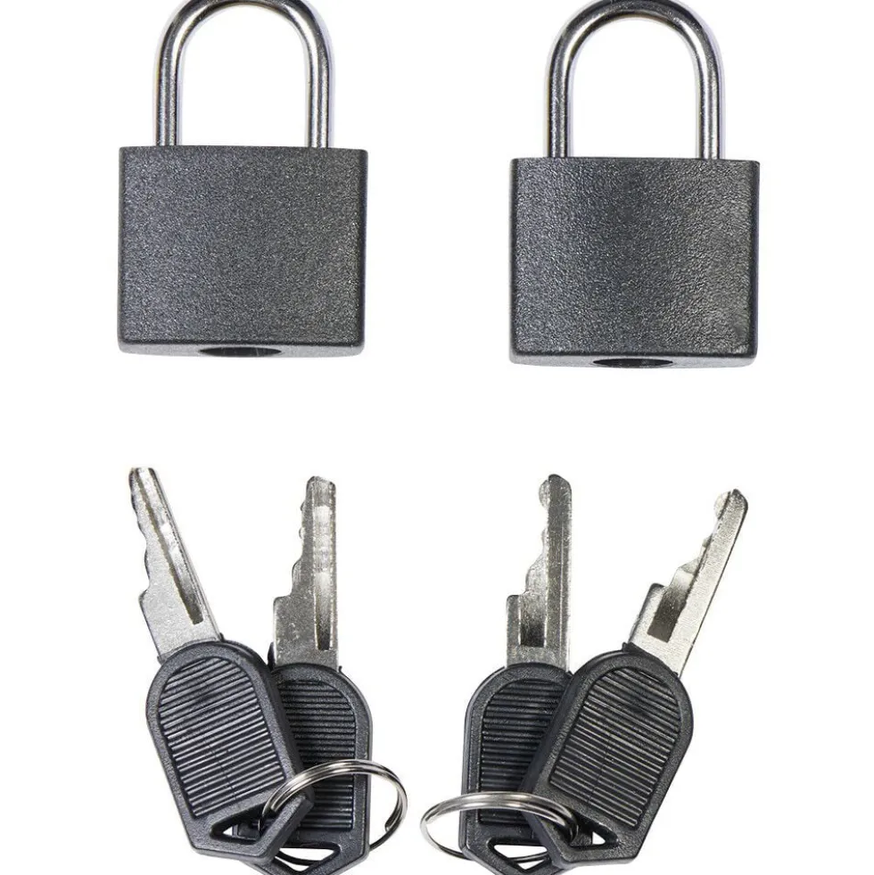 Cadenas à clé pour bagages x2