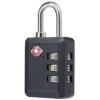 Cadenas de voyage avec code de sécurité noir