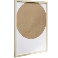 Cadre décoratif en bois MDF et papier 30x40cm (2 modèles)