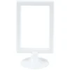 Cadre photo blanc double face 12xH21.5cm pour photo 10x15cm