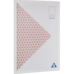 Cadre photo blanc 55x75cm pour photo 50x70cm
