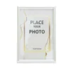 Cadre photo bois argenté pour photo 10x15cm