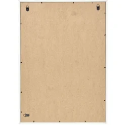 Cadre photo bois blanc 50x70cm pour photo 40x50cm