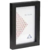 Cadre photo bois noir 12x17cm pour photo 9x13cm