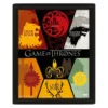 Cadre photo 3D emblèmes Game of Thrones