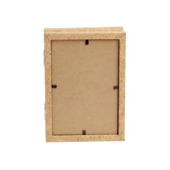 Cadre photo double en bois 25x17cm pour photo 10x15cm