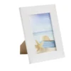 Cadre photo en bois blanc 17x22cm pour photo 13x18cm