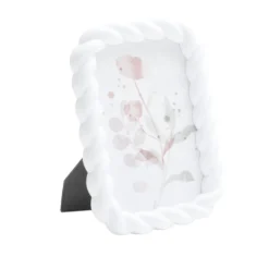 Cadre photo plastique contour torsadé 13x18cm (4 modèles)