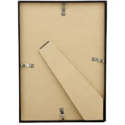 Cadre photo plastique noir 22x31cm pour photo 21x29.7cm