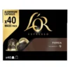 Café capsule L'or Forza 40 doses intensité 9