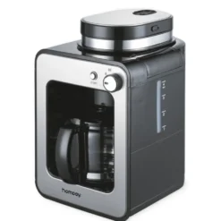 Cafetière filtre 0,6L acier avec broyeur de café 600W