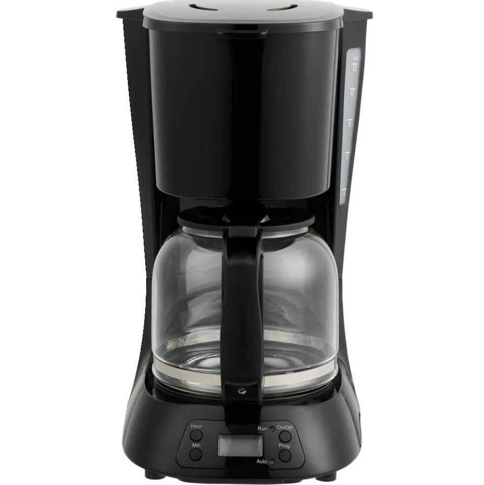 Cafetière programmable Homday noire 1,5L
