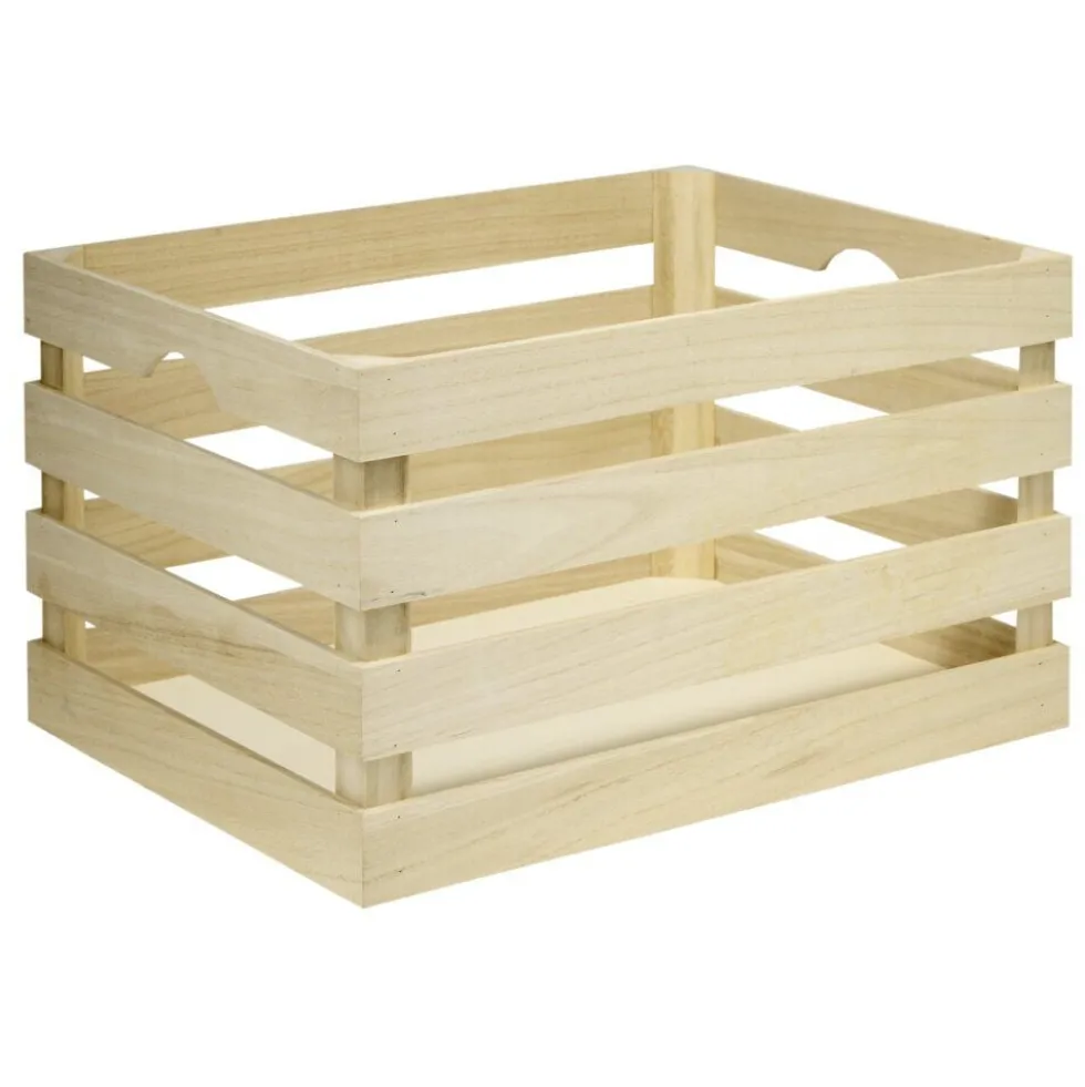 Cagette en bois 43x33xH25cm