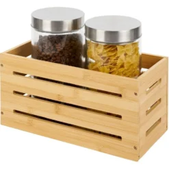 Caisse de rangement bambou pliable 31x15xH15cm