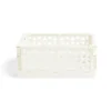Caisse pliable beige pastel 3,4L - 24x17xH10cm