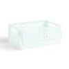 Caisse pliable vert pastel 3,4L - 24x17xH10cm