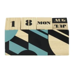 Calendrier perpétuel bois