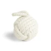 Cale porte en jute forme noeud marron Ø12,5cm