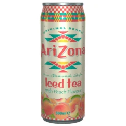 Canette boisson Arizona thé vert pêche miel 50cl