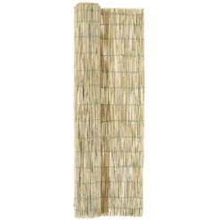 Canisse roseau pelé naturel brise-vue rouleau 120x500cm