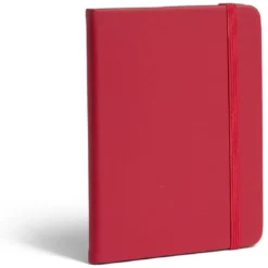 Carnet A6 élastique et couverture mate à lignes 15x21cm