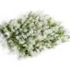 Carré végétal artificiel cyprès vert et blanc 25x25cm clipsable