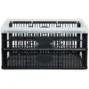 Casier pliant 32L noir et blanc