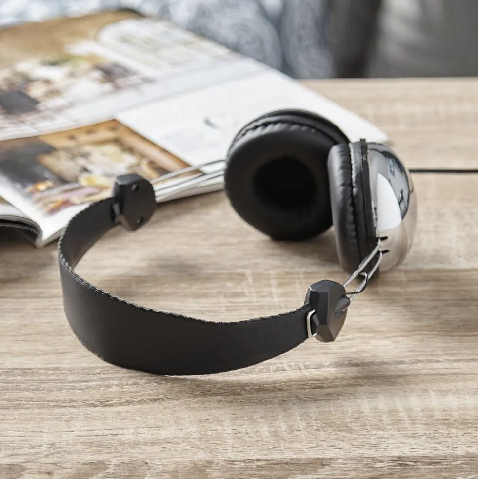 Casque audio noir et gris Homday