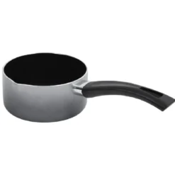 Casserole aluminium anti adhérente grise Ø 14