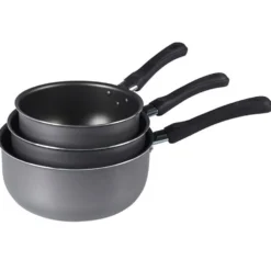 Casserole aluminium x3