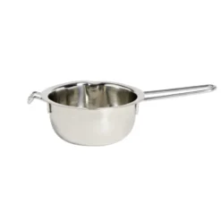 Casserole bain-marie inox gris Ø14,3cm