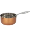 Casserole effet cuivre acier et aluminium tous feux Ø18cm