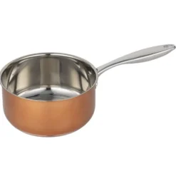 Casserole effet cuivre acier et aluminium tous feux Ø18cm
